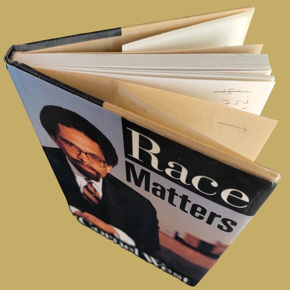 First Edition 1993 Cornel West's "Race Matters" Hardcover Book - Picture 2 of 5
